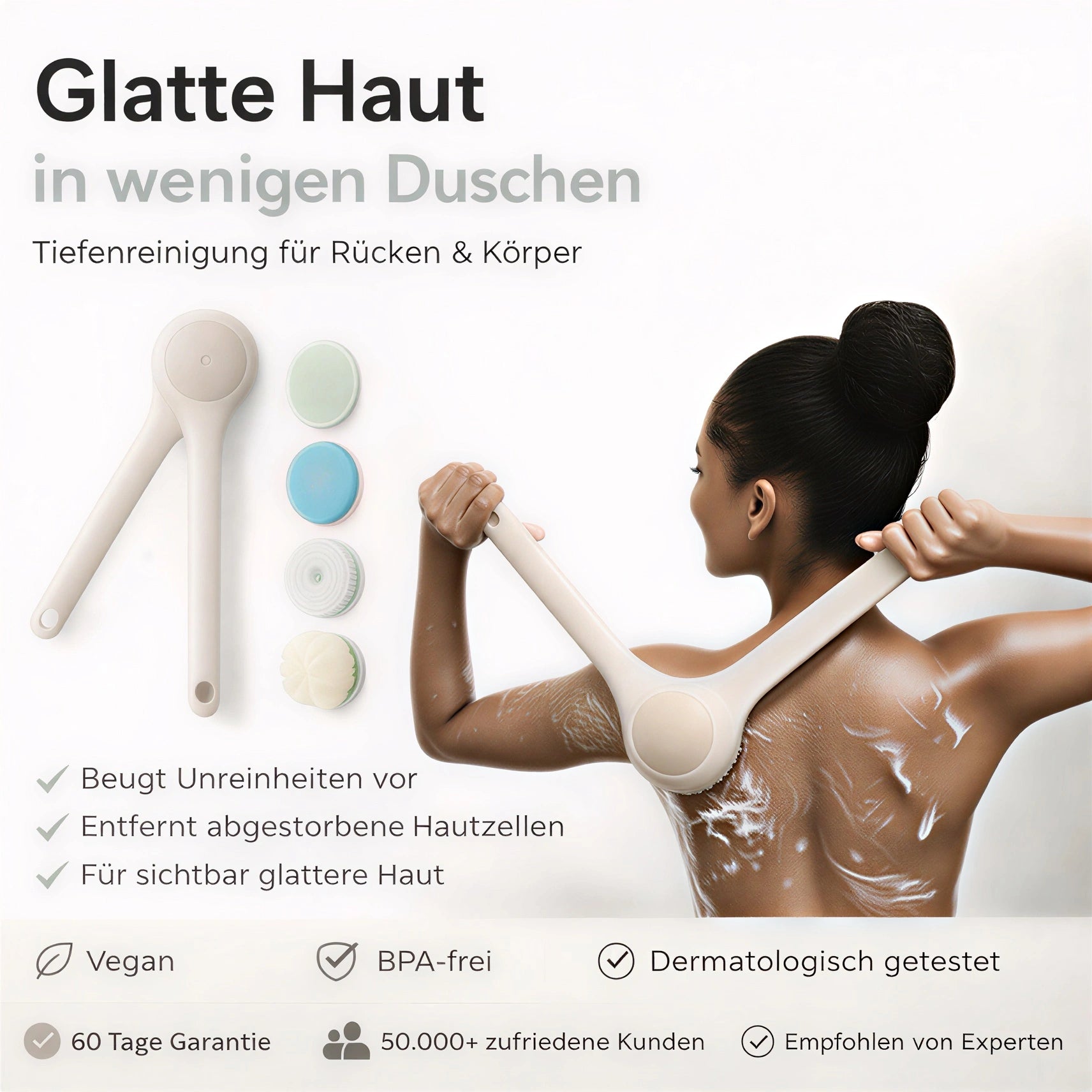 SpaBrush™ Elektrische Premium Duschbürste