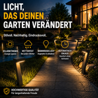 LumaPath™ – Moderne Solar Gartenleuchte für Wege & Outdoor Ambiente